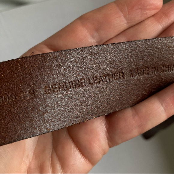 Boho Leather Belt 30” - Picture 8 of 10